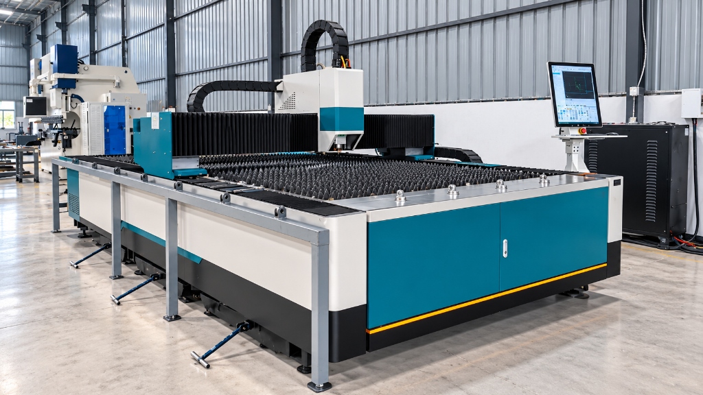 CNC Fiber Laser Cutting Machine at SKS Pune Facility