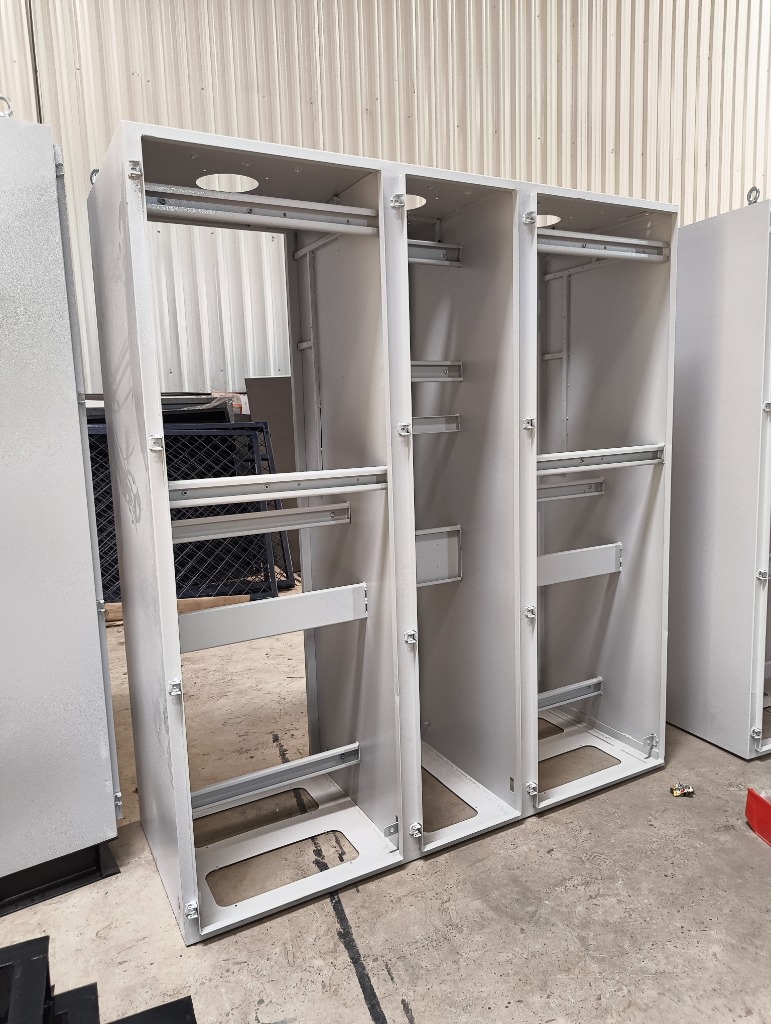Fabricated 3-Bay Modular Distribution Panel Enclosure Suite